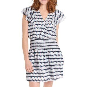 Parker Talbot Smocked Waist Mini Dress Trixie Print